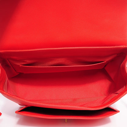 Louis Vuitton Calfskin Lockme PM Rouge 7 of 7