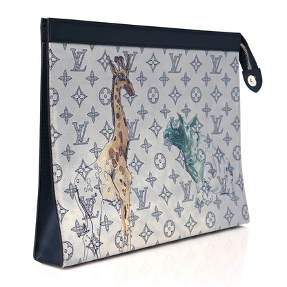 Louis Vuitton Savane Monogram Chapman Pochette Voyage GM Dune 2 of 8