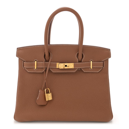 Hermes Togo Birkin 30 Gold 1 of 10