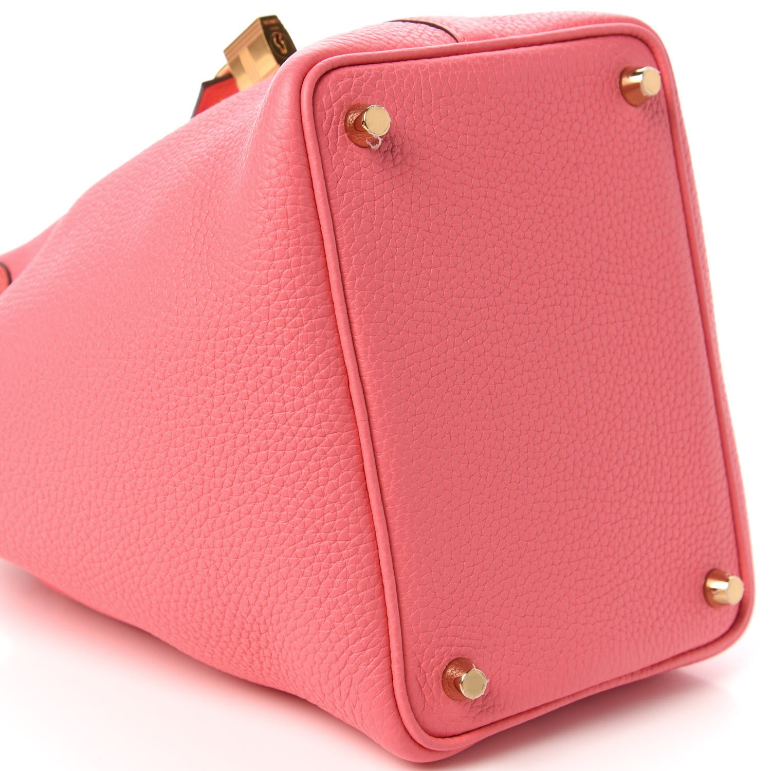 Hermes Taurillon Clemence Matte Alligator Picotin Lock Touch 18 PM Rose Azalee 6 of 11
