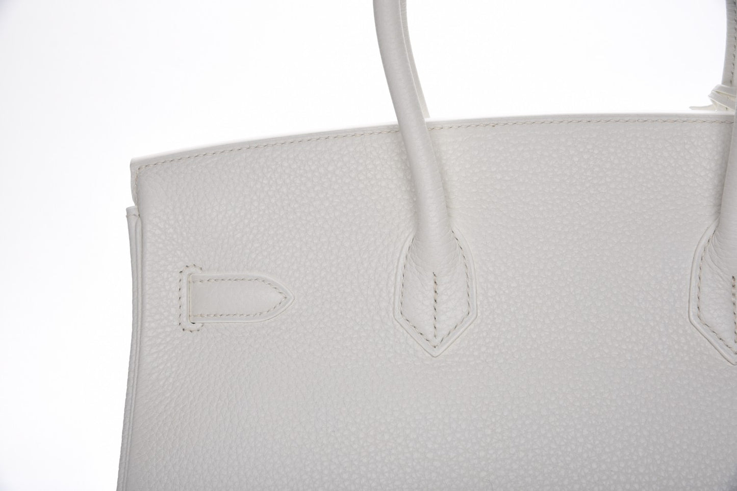 Taurillon Clemence Birkin 35 White