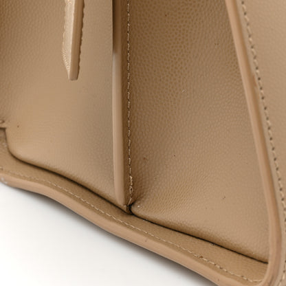 Saint Laurent Grain De Poudre Medium Uptown Tote Dark Beige 12 of 19