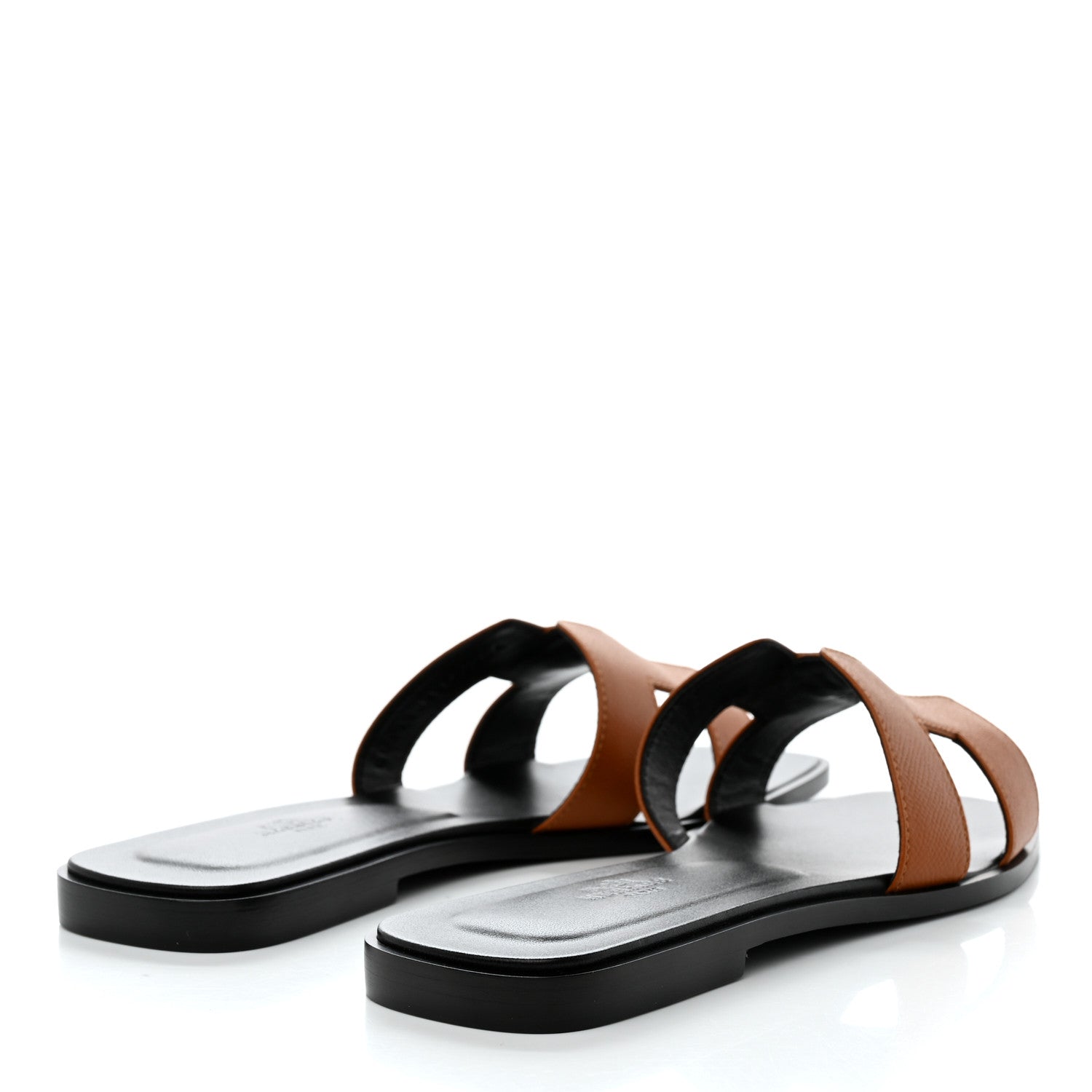 Hermes Epsom Oran Sandals 40 Gold 4 of 13