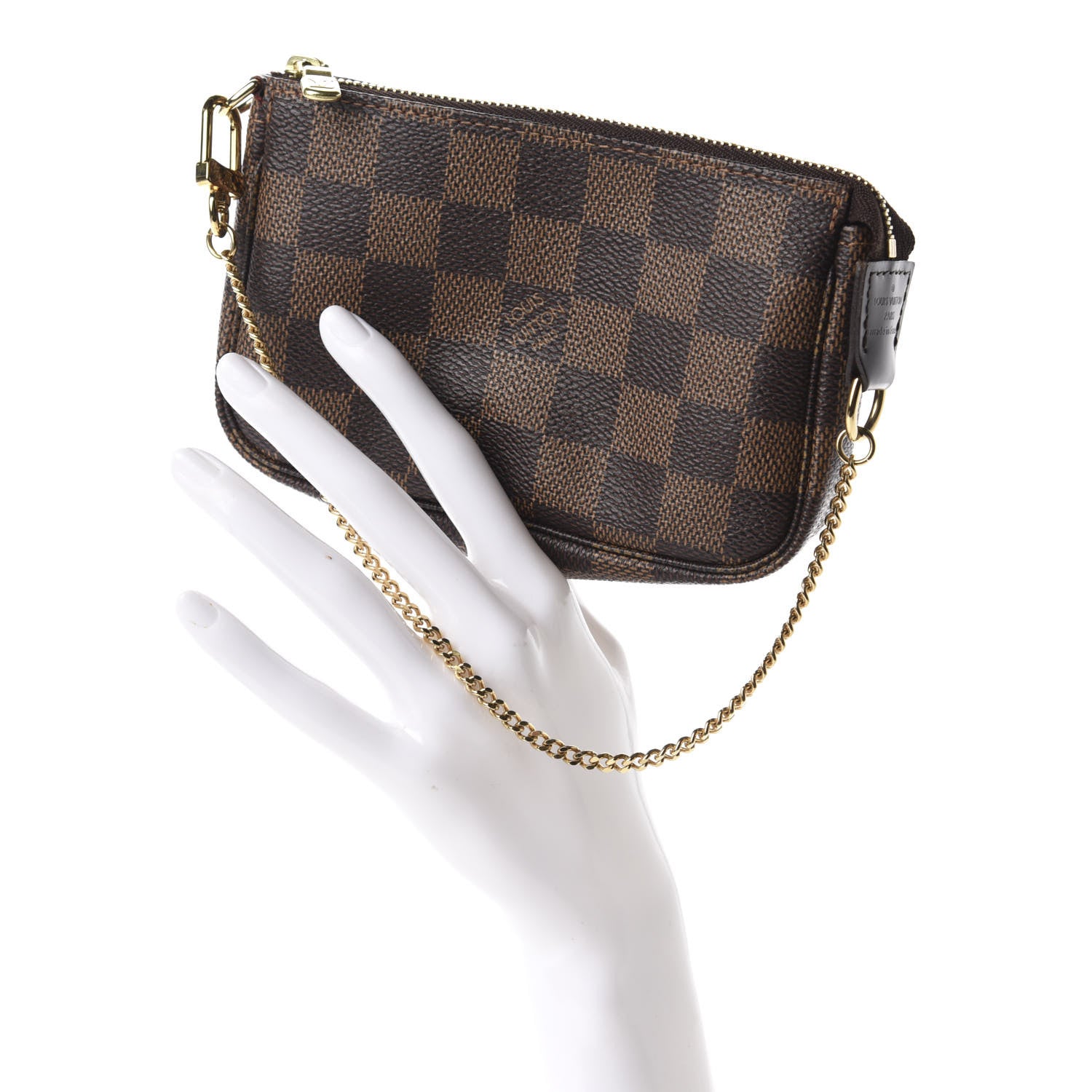 Louis Vuitton Damier Ebene Mini Pochette Accessories 2 of 8