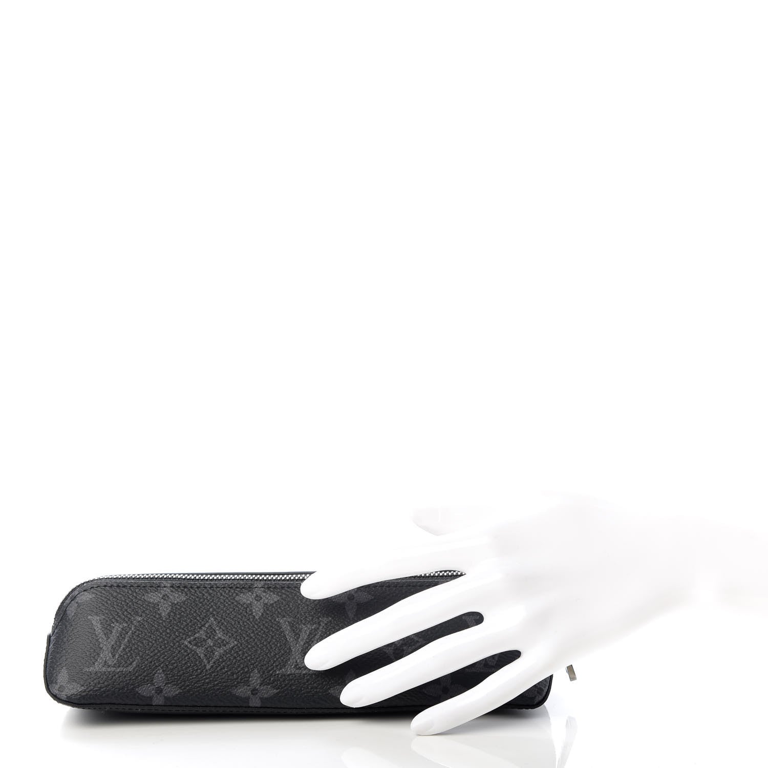 Louis Vuitton Monogram Eclipse Elizabeth Pencil Pouch Black 2 of 7