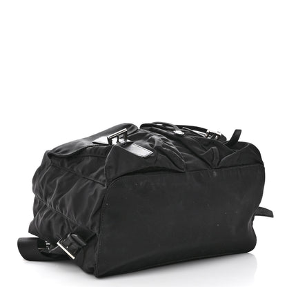 Prada Tessuto Nylon Saffiano Medium Backpack Black 3 of 8
