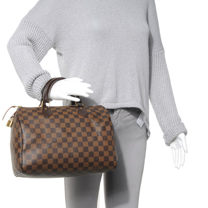 Louis Vuitton Damier Ebene Speedy 30 2 of 7