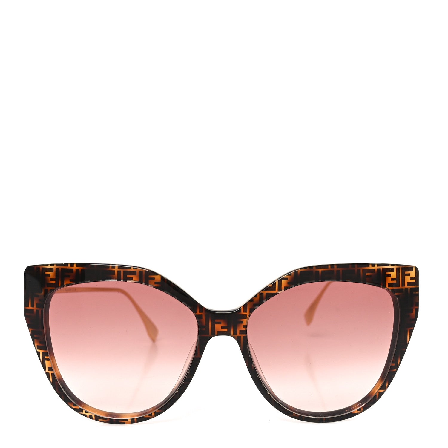 Fendi Acetate Cat Eye Sunglasses FE40011U Tortoise 2 of 7