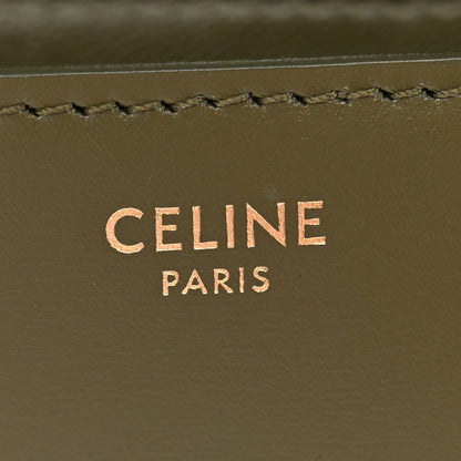 Celine Box Calfskin Small Classic Box Flap Bag Army Green 5 of 10
