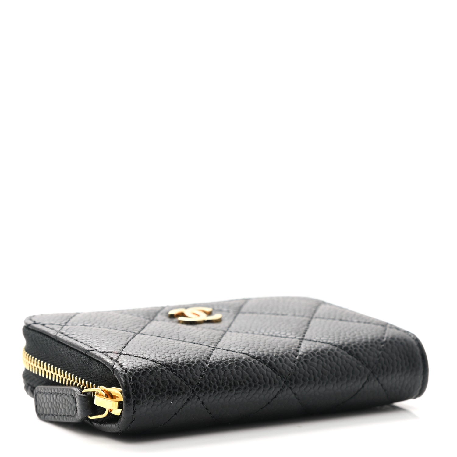 Chanel Caviar Quilted Classic Zipped Coin Purse Black 4 of 9