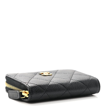 Chanel Caviar Quilted Classic Zipped Coin Purse Black 4 of 9
