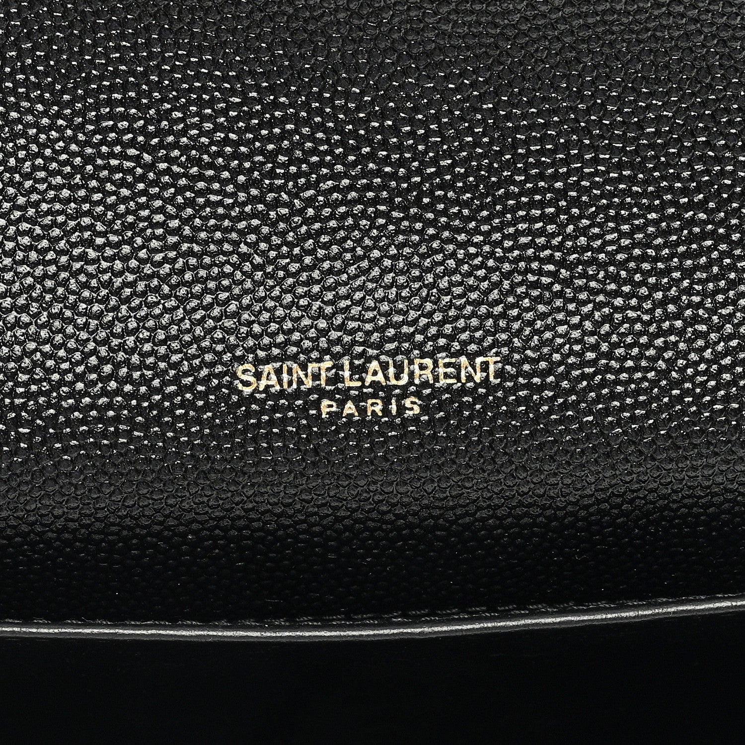 Saint Laurent Grain De Poudre Uptown Chain Wallet Black 7 of 10
