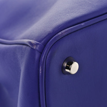 Christian Dior Smooth Calfskin Large Diorissimo Tote Blue Sapphire 8 of 8