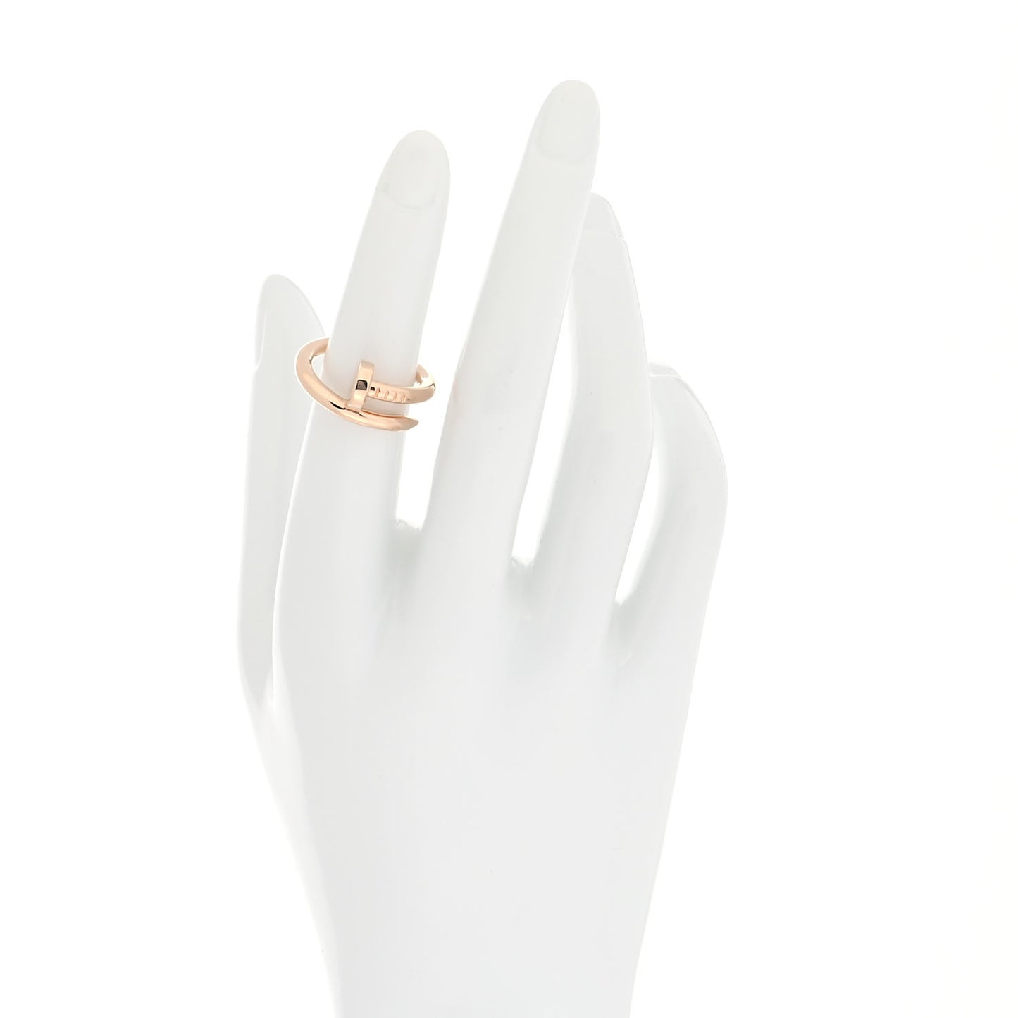 18K Pink Gold Juste Un Clou Ring 52 6