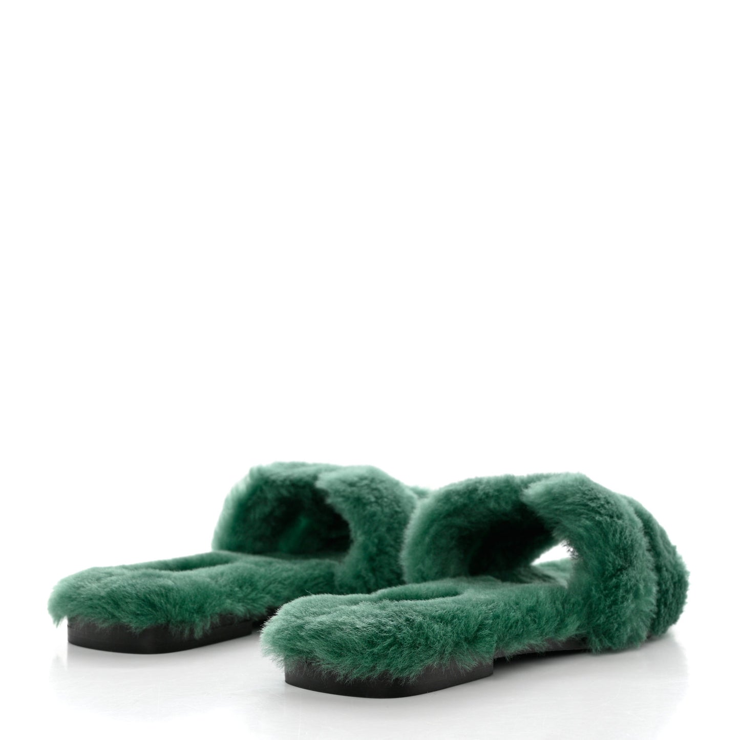 Woolskin Oran Sandals 36 Vert Anglais