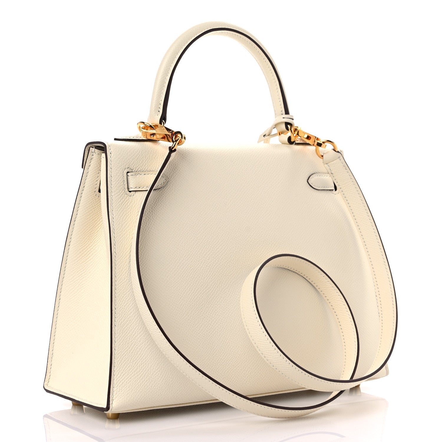 Hermes Epsom Kelly Sellier 25 Nata 3 of 10