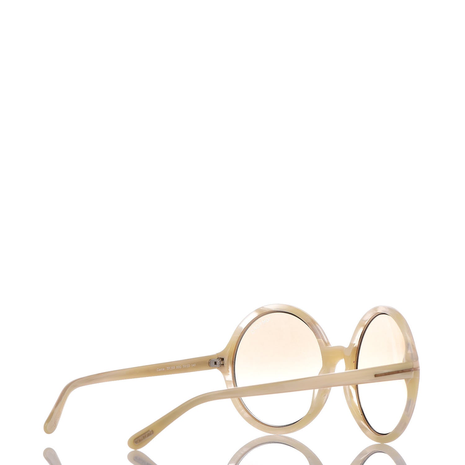 Tom Ford Carrie Sunglasses TF268 Ivory 4 of 9