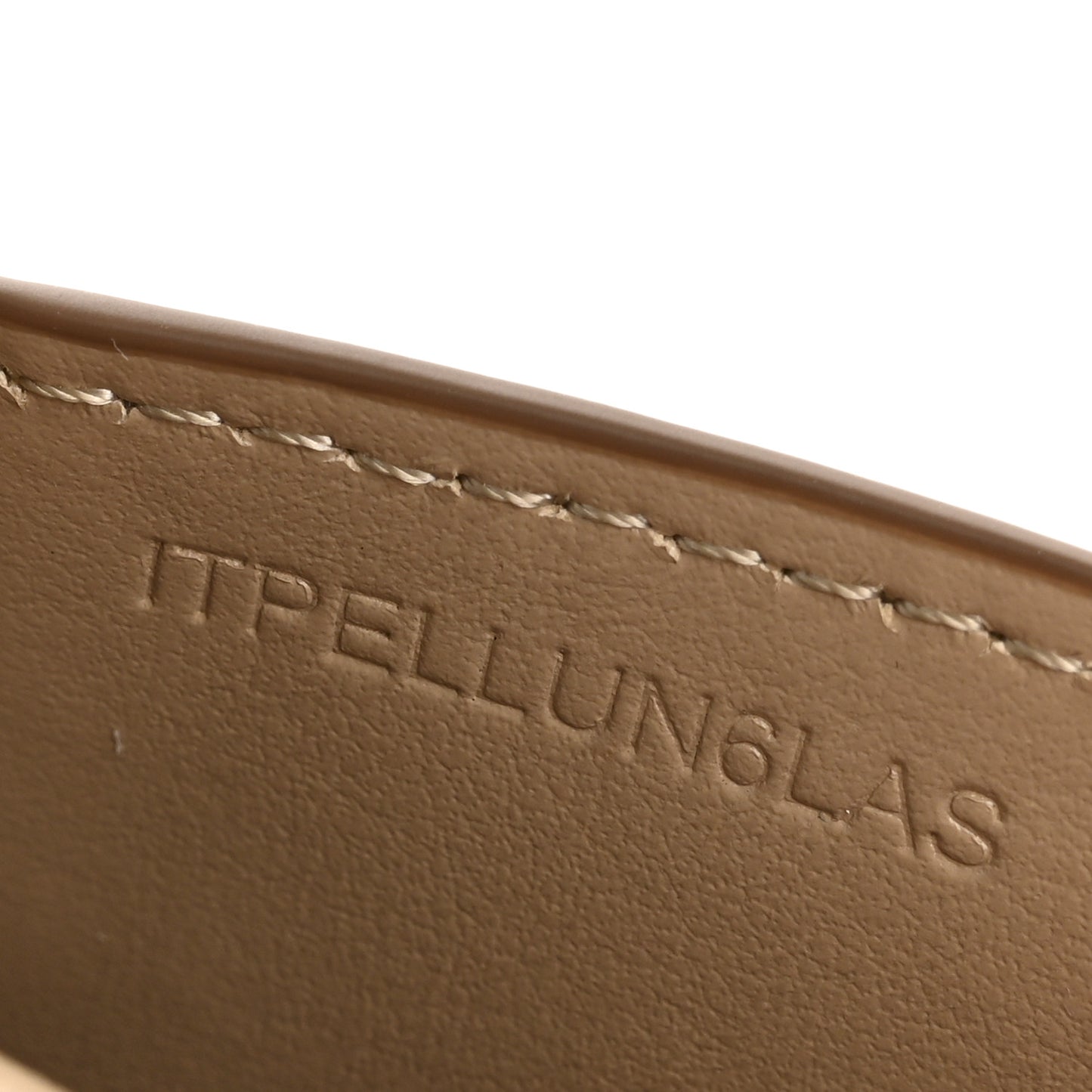 Grained Calfskin Jessie Chain Card Case Archive Beige