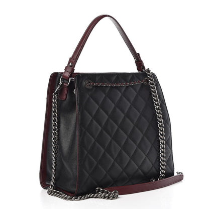 Chanel Caviar Quilted Medium CC Bucket Bag Black 3 of 7