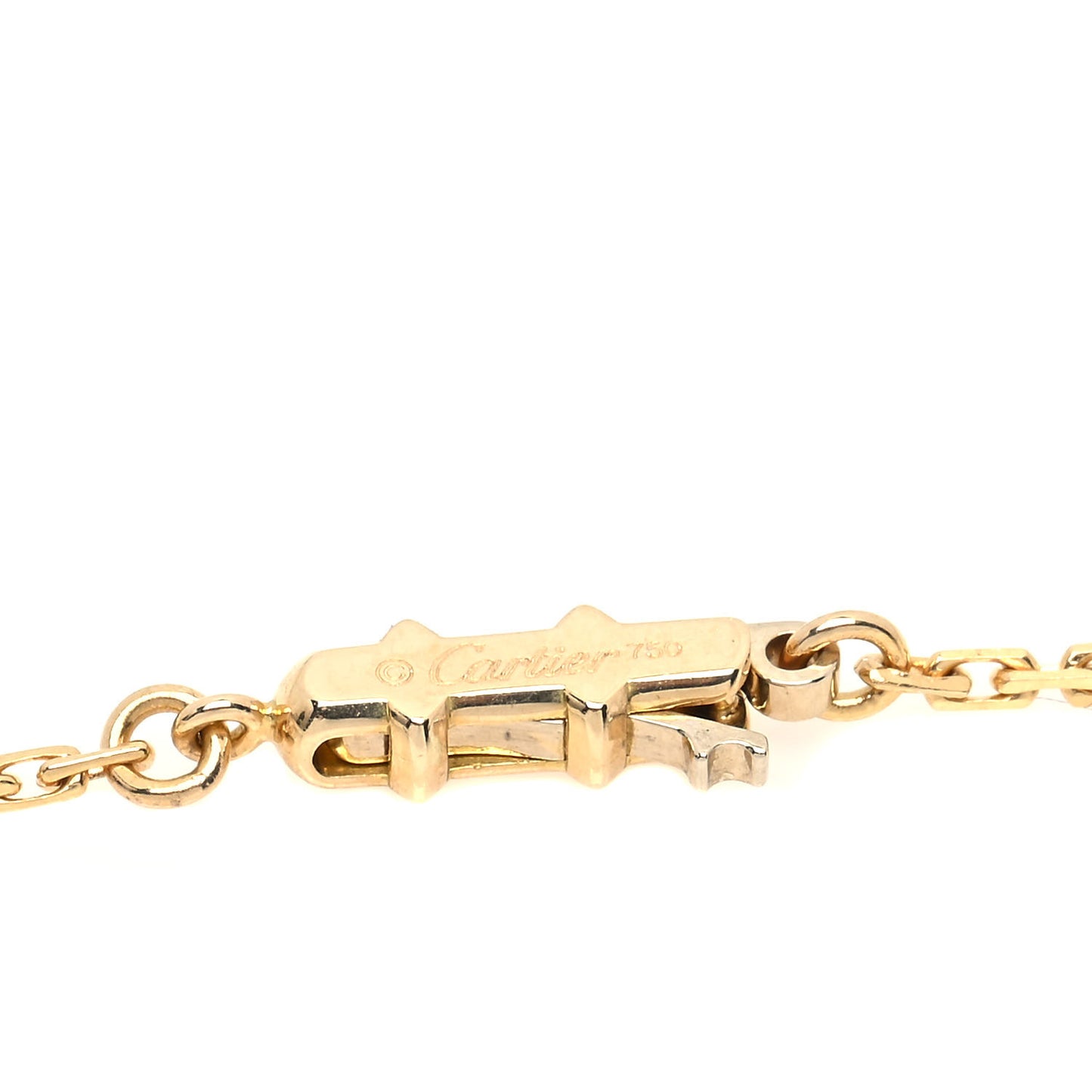 18K Yellow Gold LOVE Drop Necklace