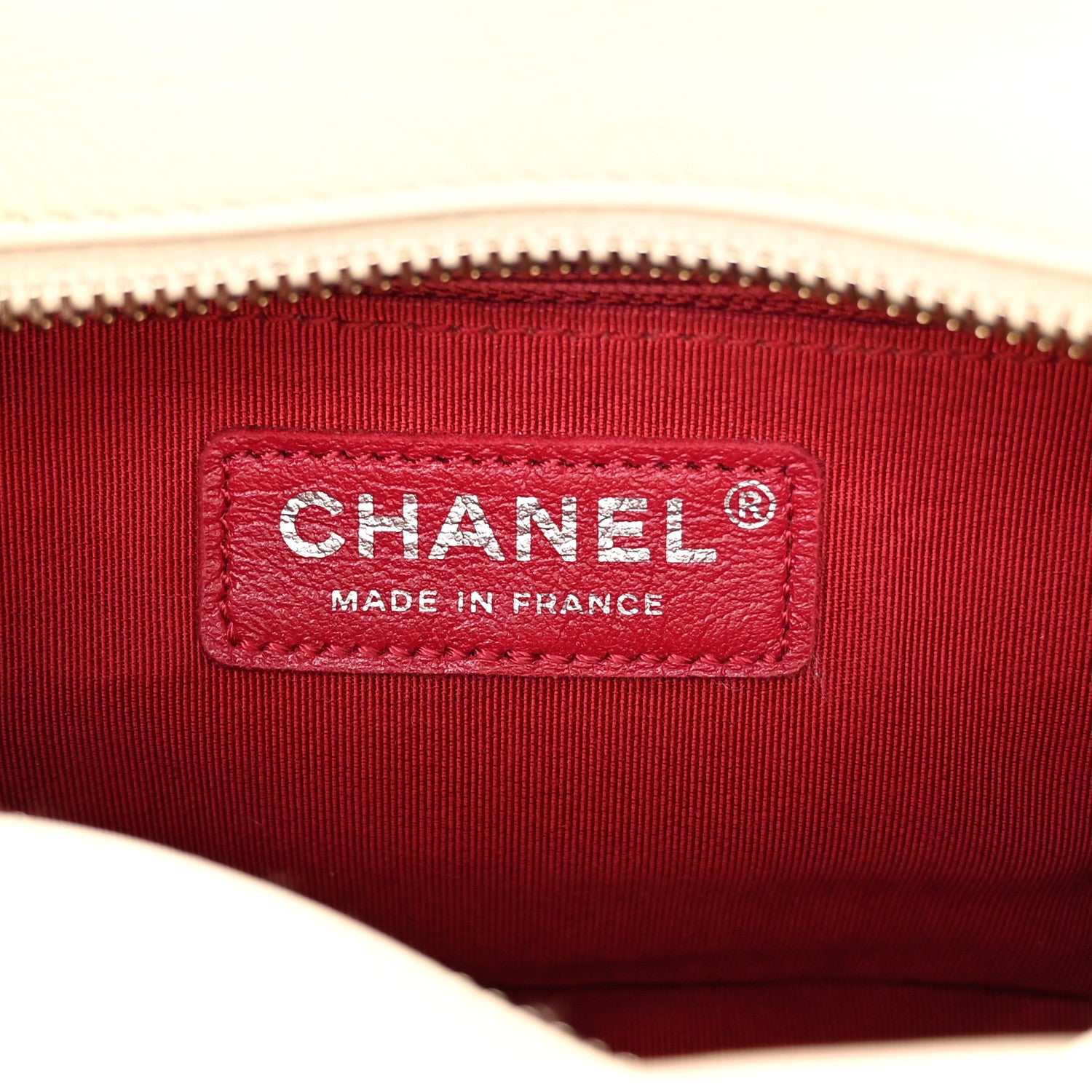 Chanel Tweed Calfskin Quilted Small Gabrielle Hobo Ivory 6 of 12