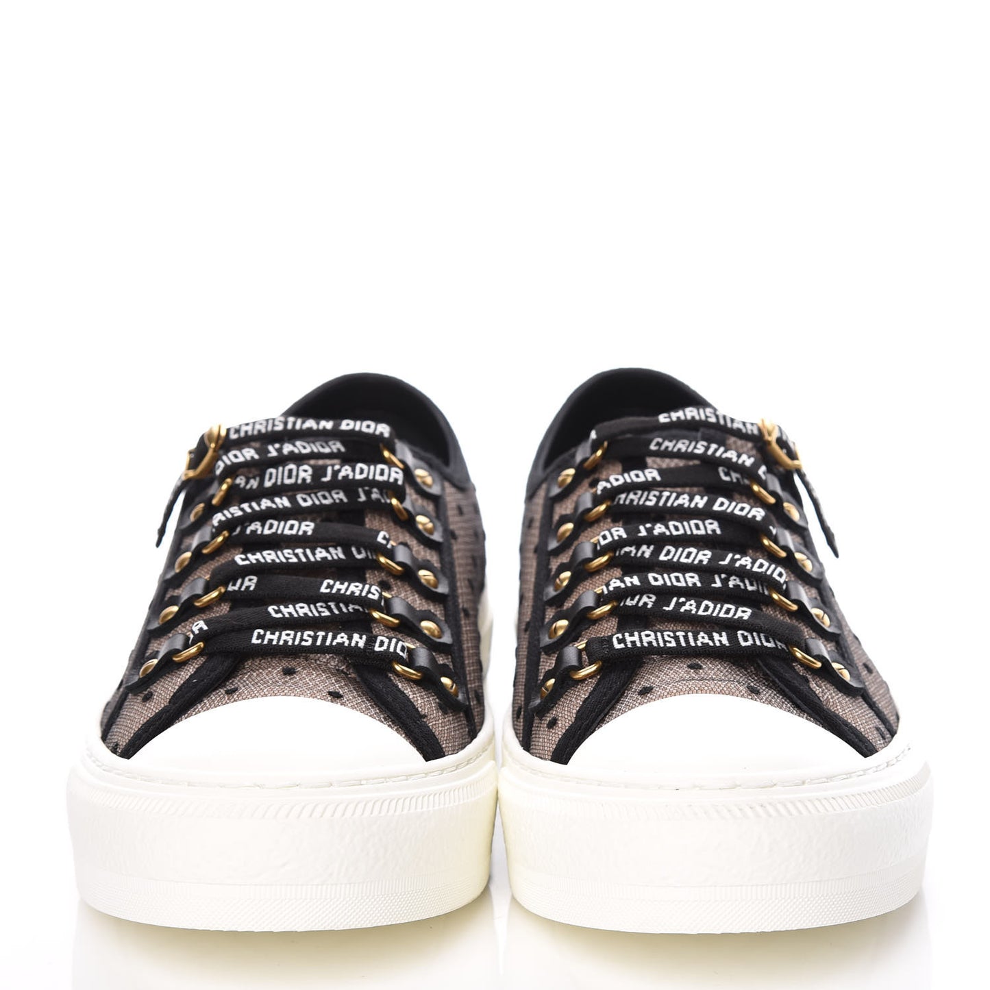 Mesh Plumetis Walk'n Dior Low Top Sneakers 40 Nude