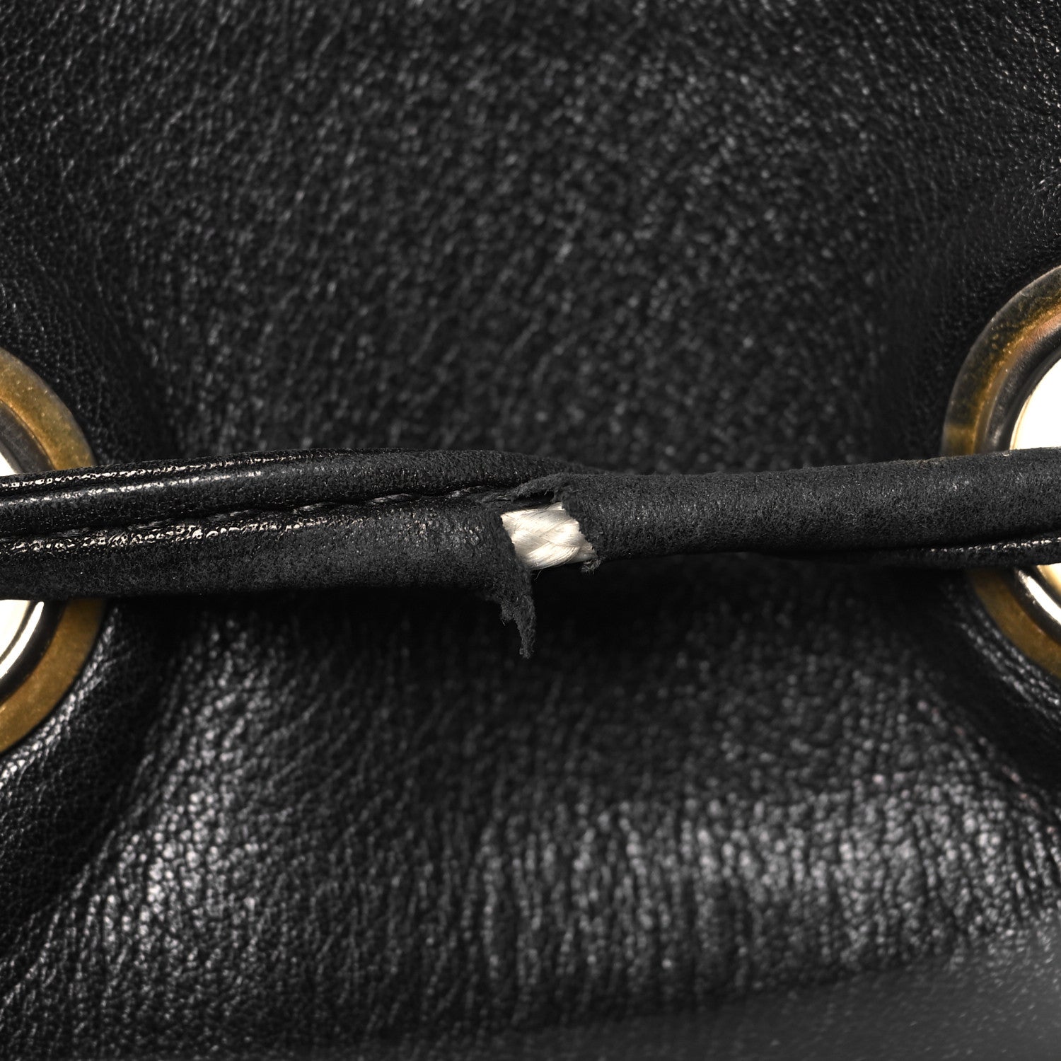 Chanel Lambskin Diamond Stitched CC Drawstring Shoulder Bag Black 11 of 11