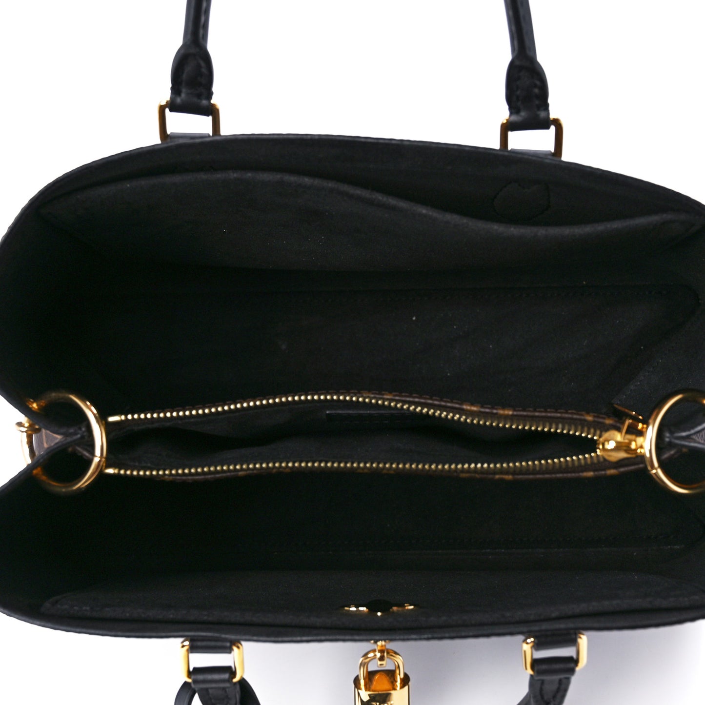 Monogram Flower Tote Black