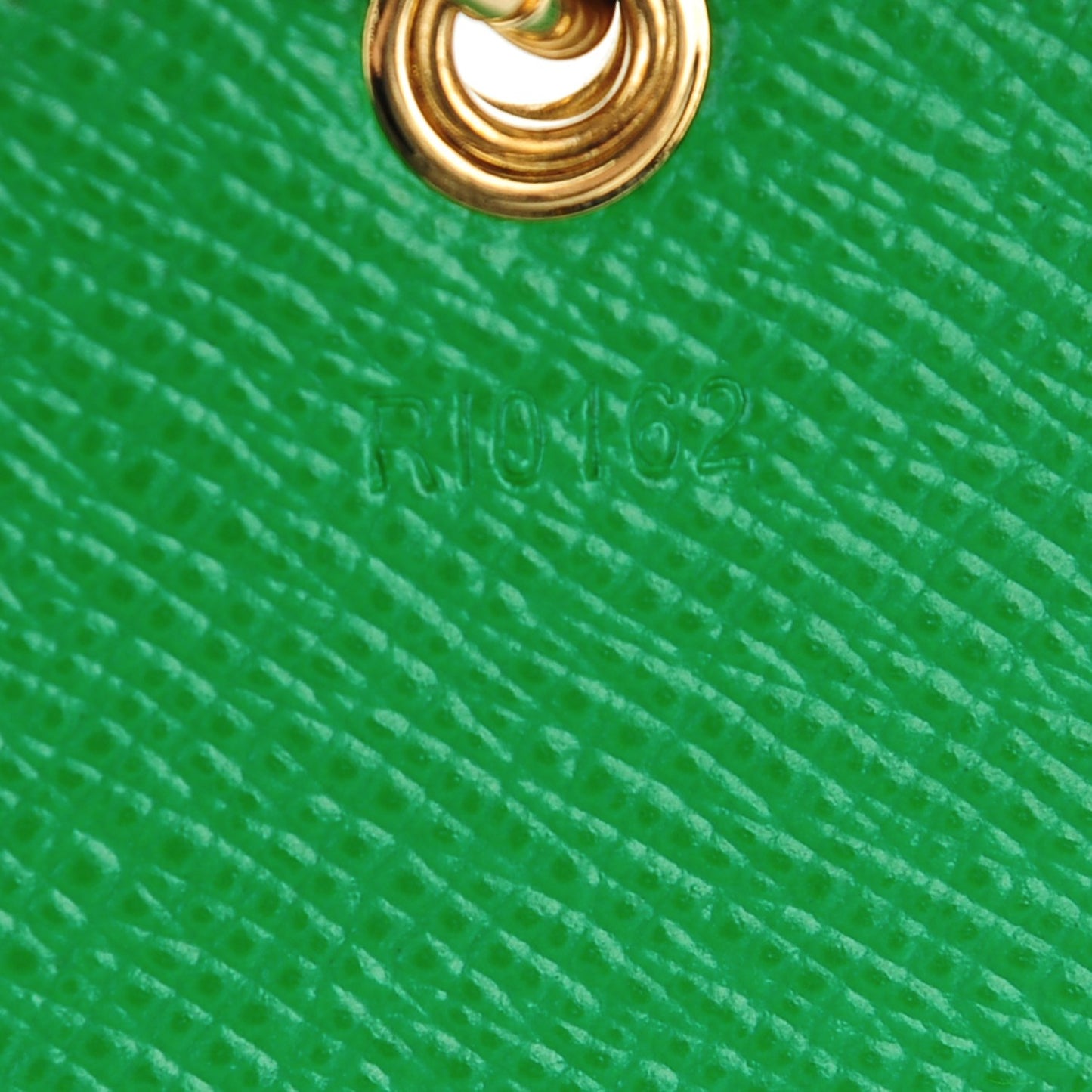 Monogram Kusama Pumpkin Dots Key Ring Green