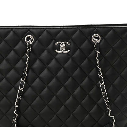 Chanel Calfskin Quilted Large Classic Shopping Tote Black 8 of 11