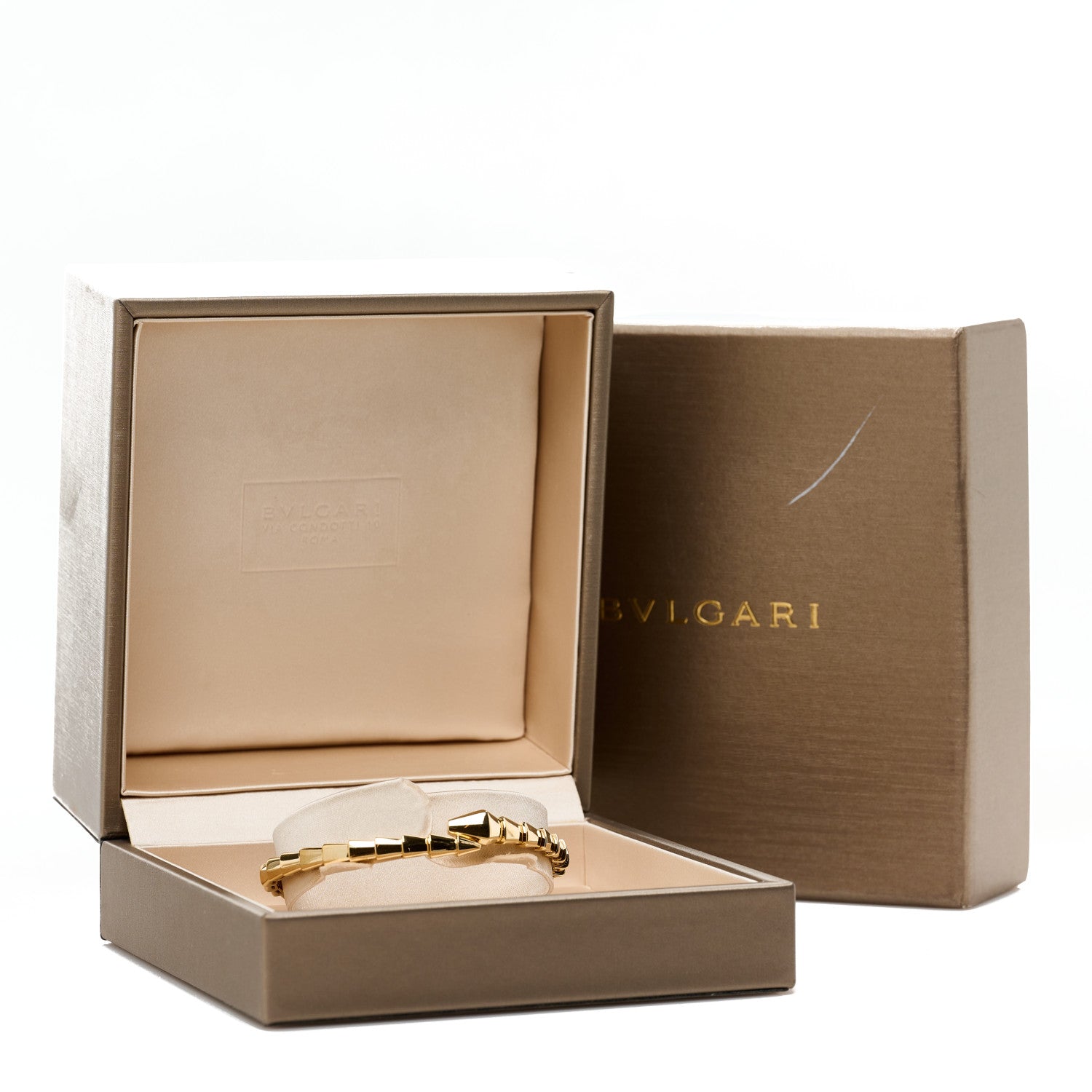 Bulgari 18K Yellow Gold Serpenti Viper Bracelet S 4 of 4