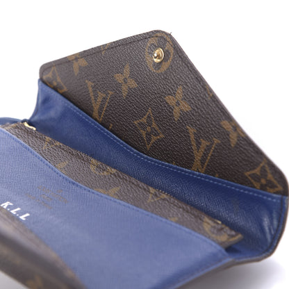 Louis Vuitton Monogram Josephine Wallet Blue 10 of 13
