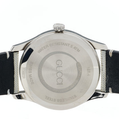 Gucci Stainless Steel Calfskin 38mm G-Timeless GG Hologram Quartz Watch 4 of 5