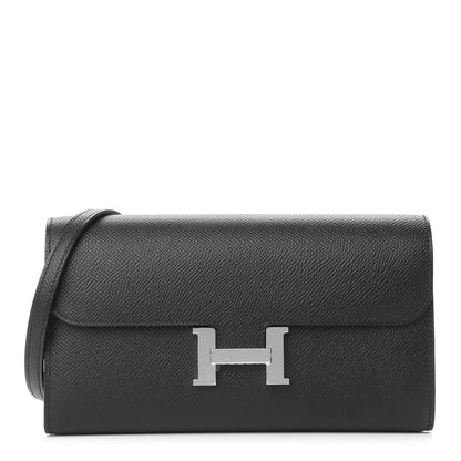 Hermes Epsom Constance Wallet To Go Black 1 of 9