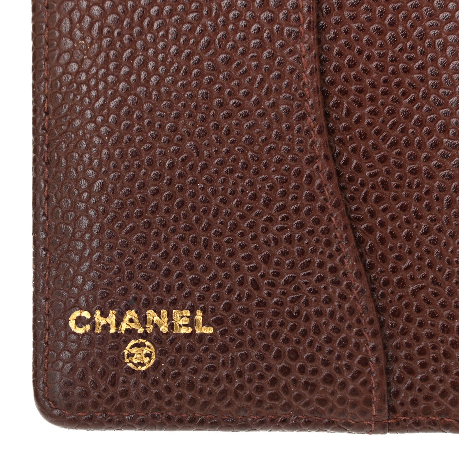 Chanel Caviar Timeless CC Ring Agenda Planner Brown 6 of 10