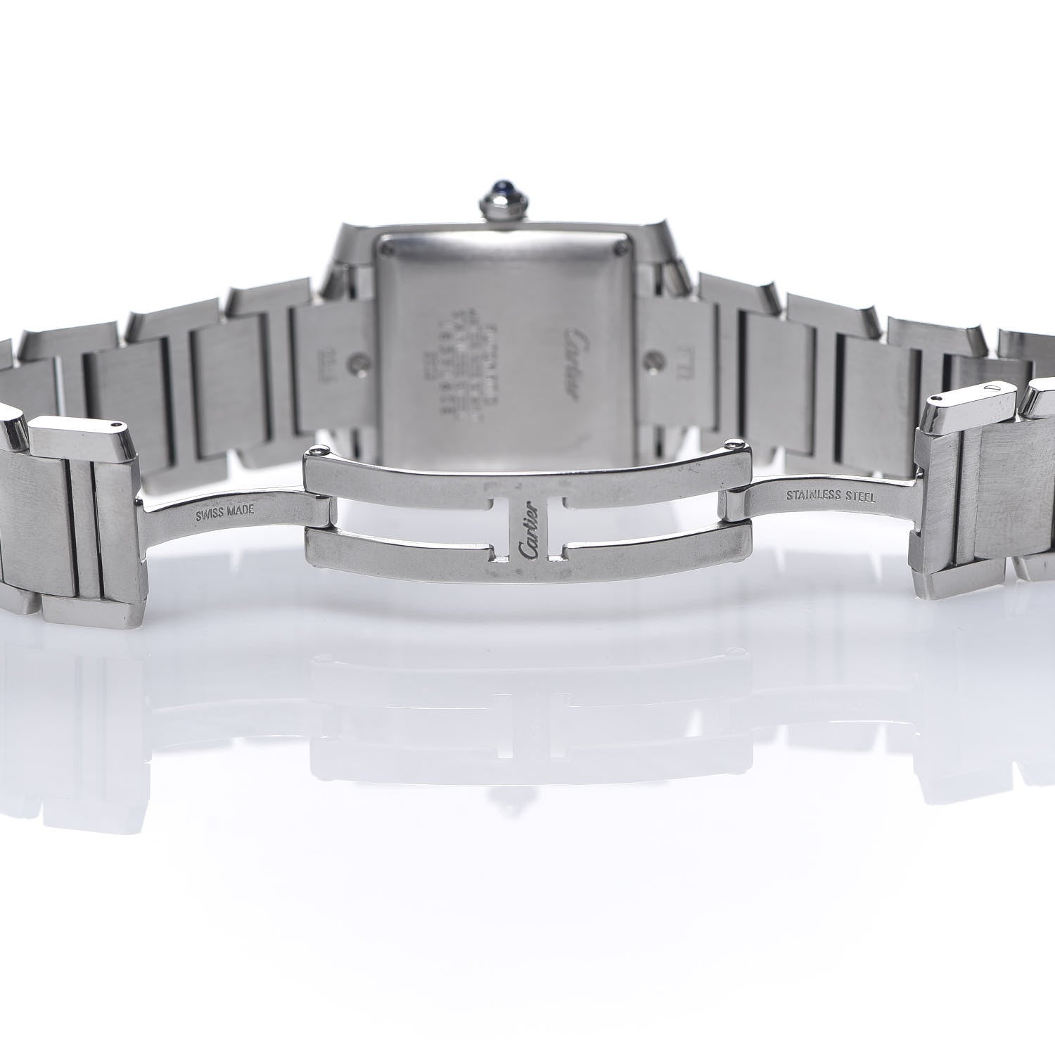 Cartier Stainless Steel 28mm Tank Francaise Automatic Watch 6 of 6