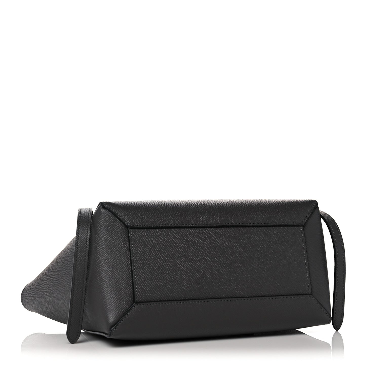 Baby Grained Calfskin Micro Belt Bag Grey