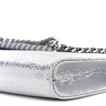 Stella McCartney Metallic Shaggy Deer Mini Falabella Crossbody Bag Silver 11 of 11