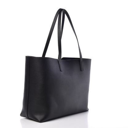 Saint Laurent Calfskin Large Shopping Tote Black 4 of 9