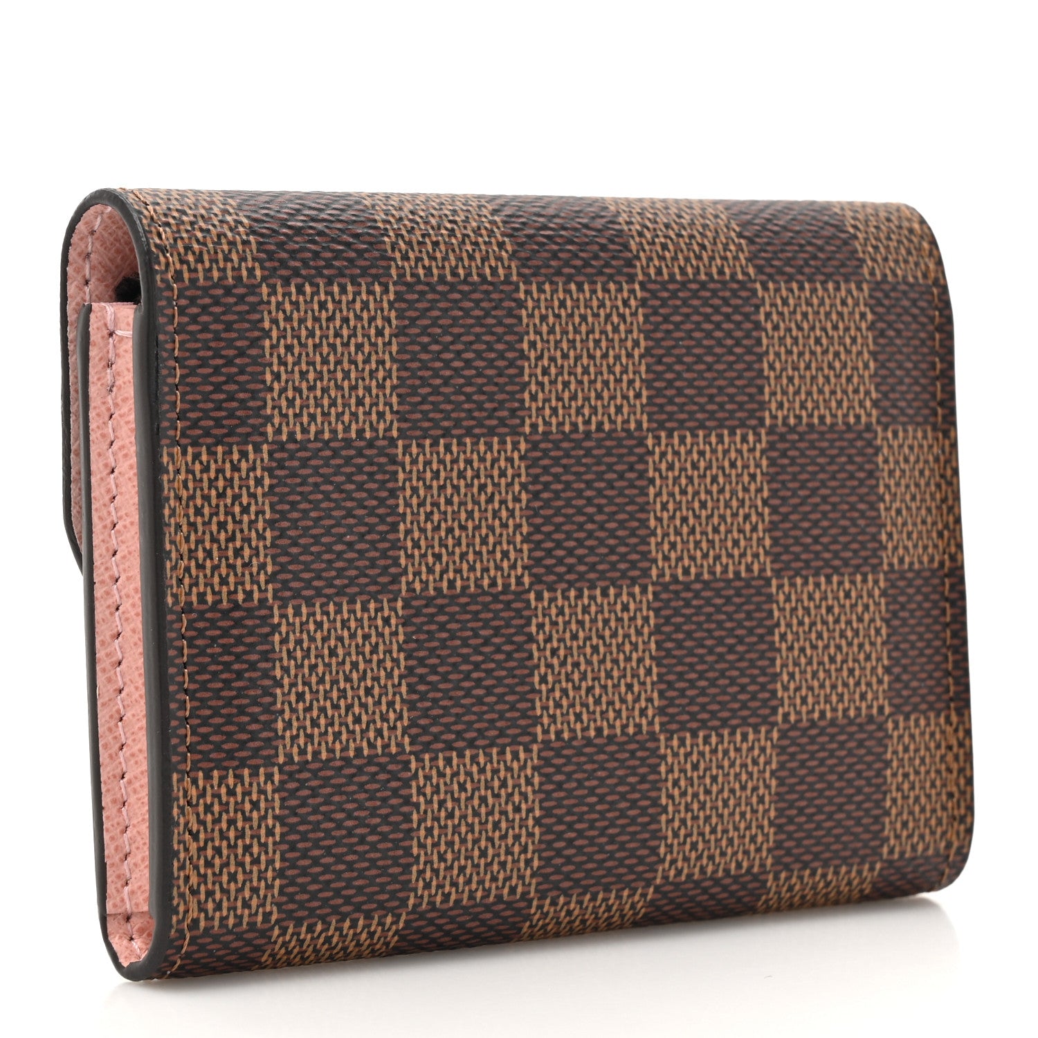 Louis Vuitton Damier Ebene Rosalie Coin Purse Rose Ballerine 3 of 7