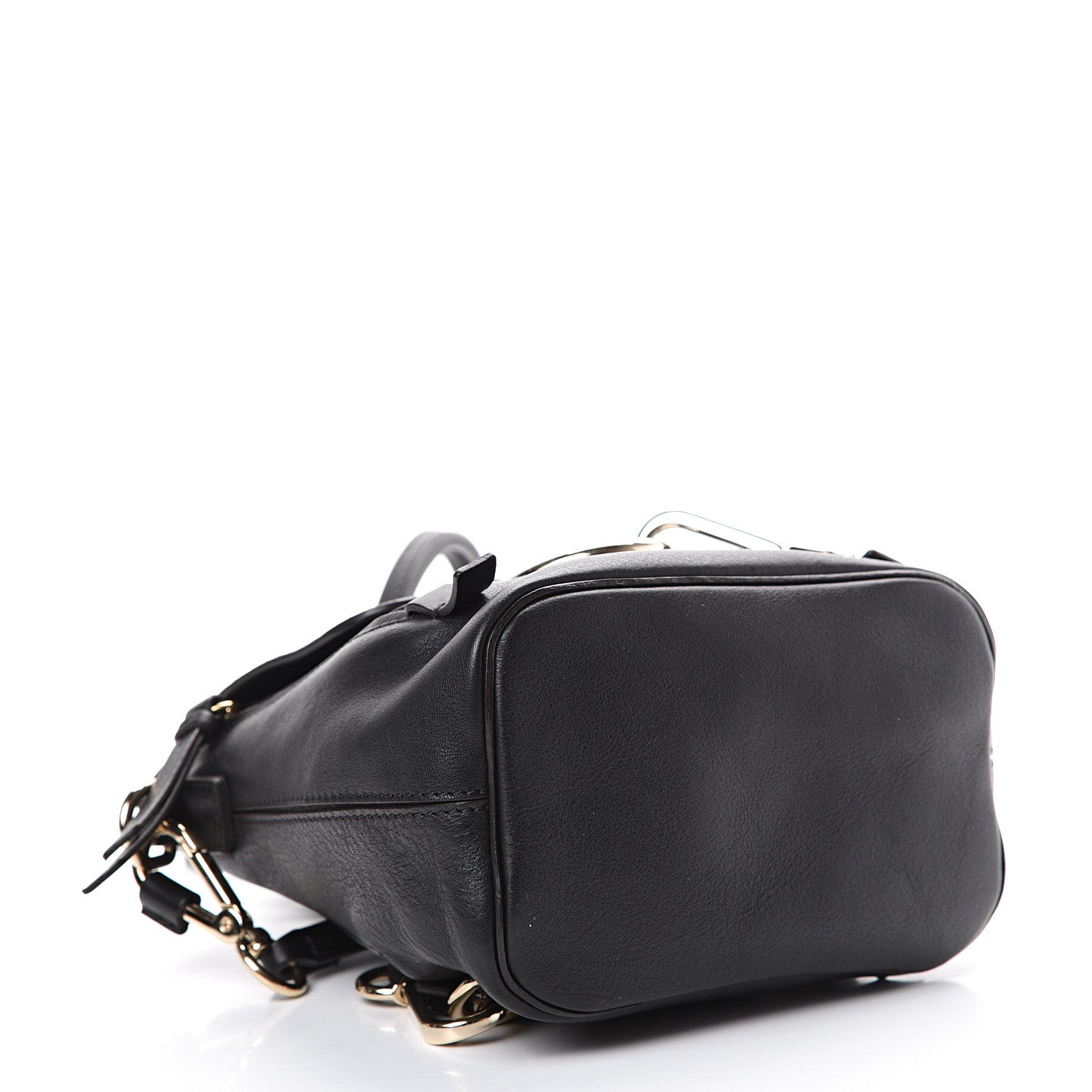 Chloe Suede Calfskin Mini Faye Backpack Black 3 of 10