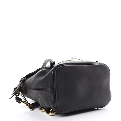 Chloe Suede Calfskin Mini Faye Backpack Black 3 of 10