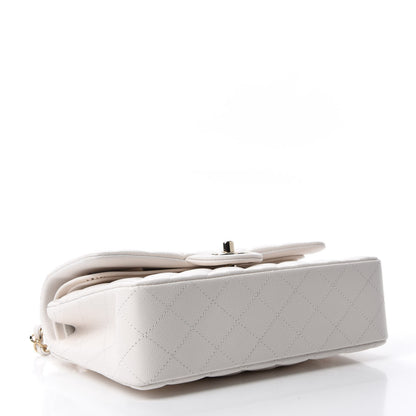 Chanel Caviar Quilted Small Double Flap White 4 of 11