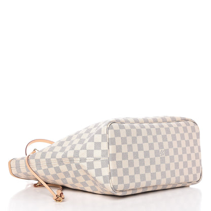 Louis Vuitton Damier Azur Neo Neverfull MM Rose Ballerine 4 of 9