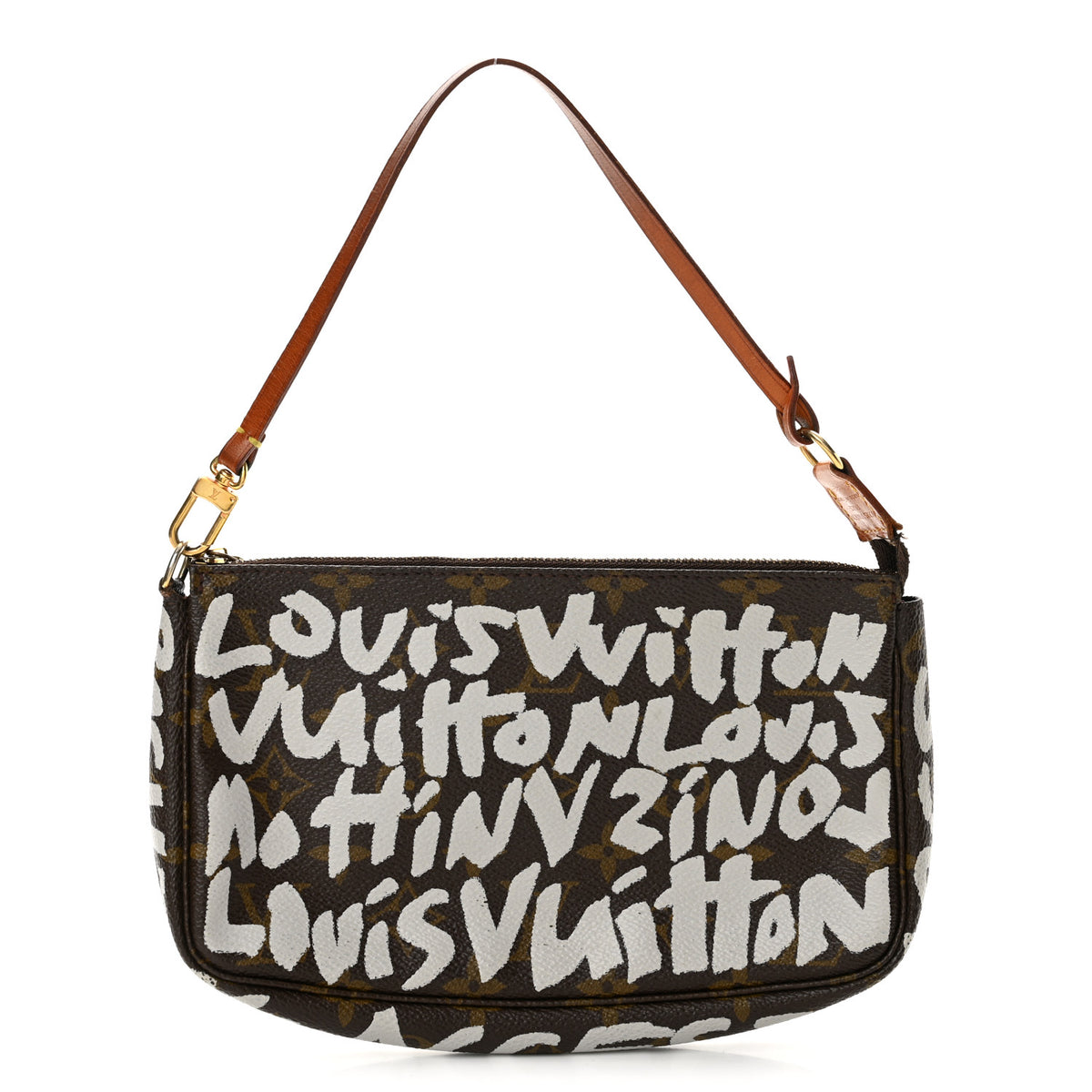 Louis Vuitton Monogram Graffiti Pochette Accessories Silver 1 of 14