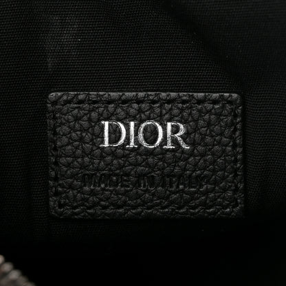 Christian Dior Oblique Mini Roller Saddle Bag With Strap Beige Black 6 of 9