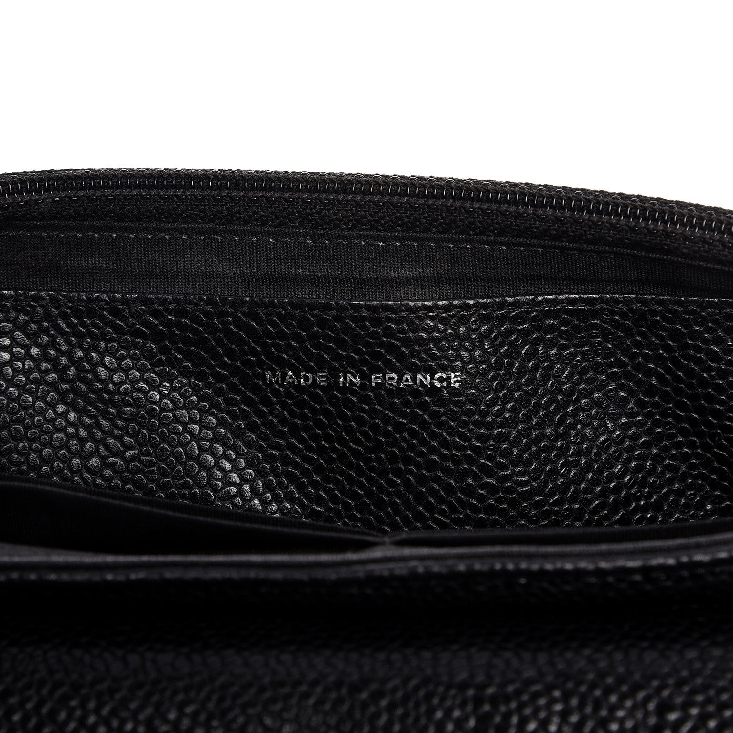 Chanel Caviar Half Moon Wallet On Chain WOC Black 6 of 10
