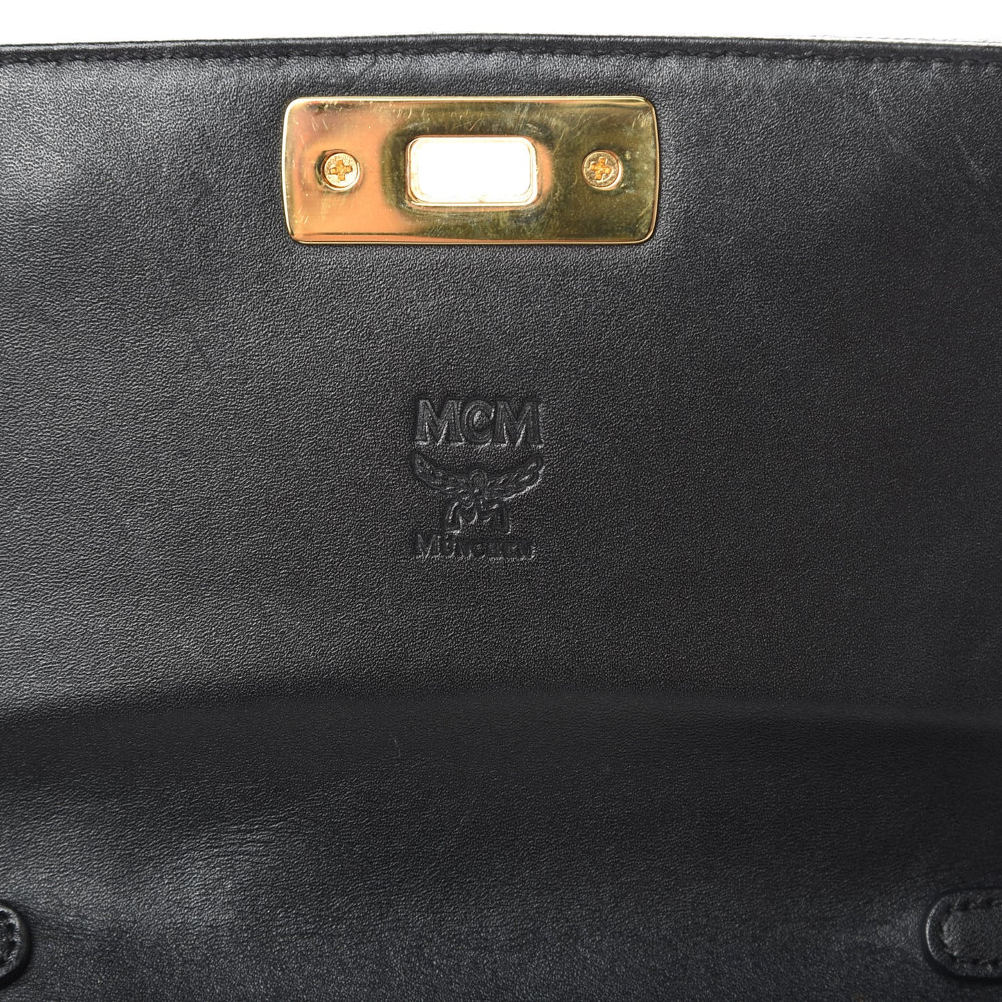 Grained Calfskin Studded Crossbody Bag Black