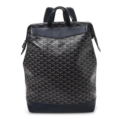 Goyard Goyardine Calfskin Cisalpin Backpack Navy Blue 1 of 10
