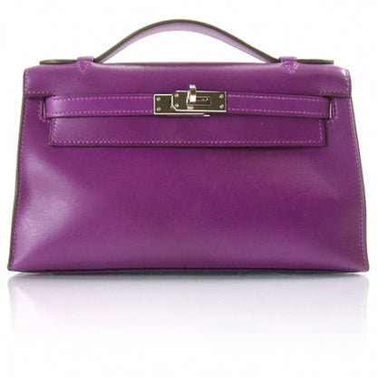Hermes Swift Leather Pochette KELLY 2 Mini Clutch 1 of 11